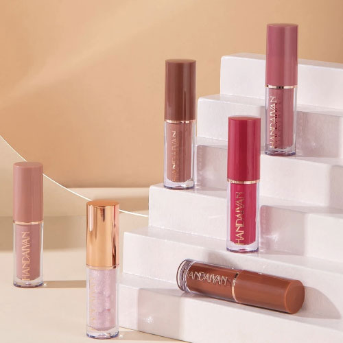 پک 12 تایی رژ لب و لیپ گلاس برند هندیان