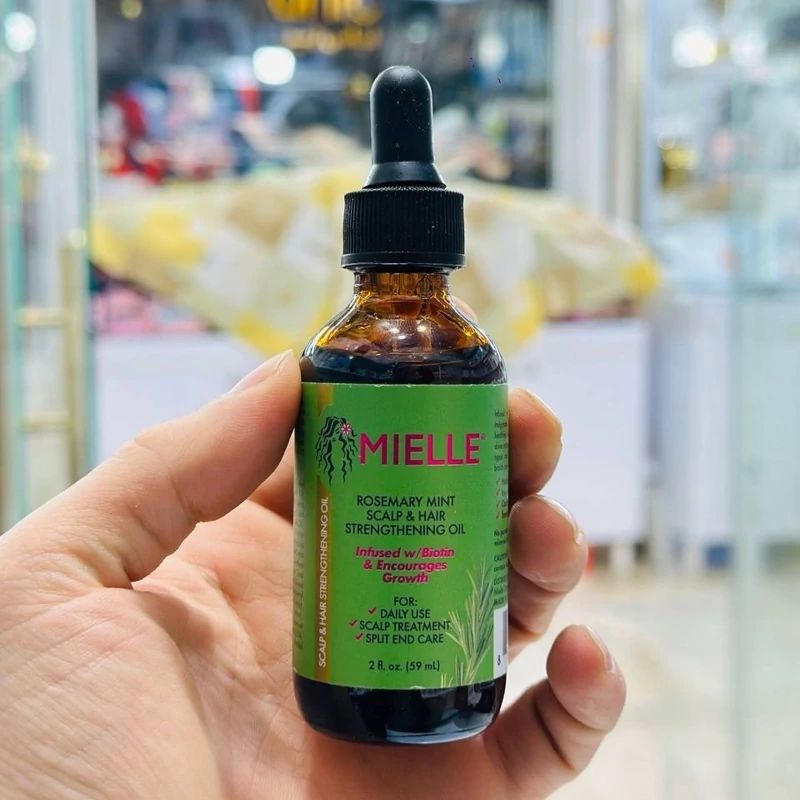 سرم تقویت کننده پوست سر و مو رزماری مایل (میله) Mielle Organics برای انواع مو_اورجینال