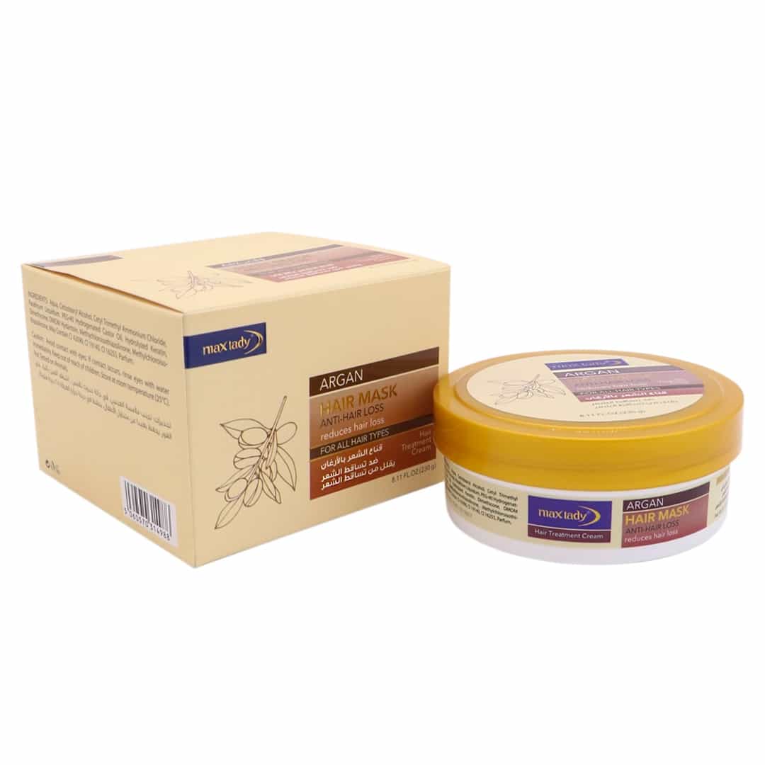 ماسک مو آرگان مکس لیدی؛ تقویت عمیق و کاهش ریزش با روغن آرگان خالص